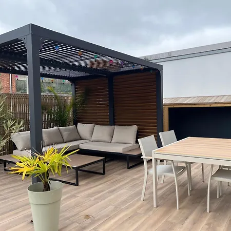Διαμέρισμα La Parenthese Dunkerquoise - Appt Luxe, Balneo, Jardin Et Garages Avec Chargeur Vh Electrique