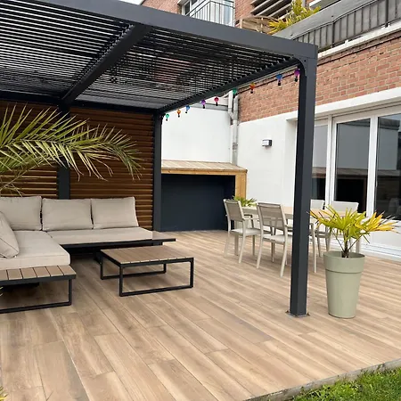 La Parenthese Dunkerquoise - Appt Luxe, Balneo, Jardin Et Garages Avec Chargeur Vh Electrique Δουνκέρκη