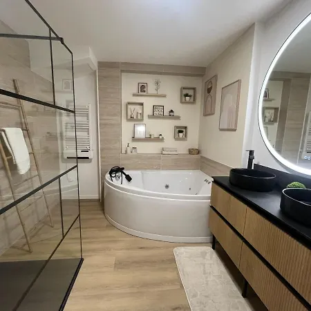 דירה La Parenthese Dunkerquoise - Appt Luxe, Balneo, Jardin Et Garages Avec Chargeur Vh Electrique *
