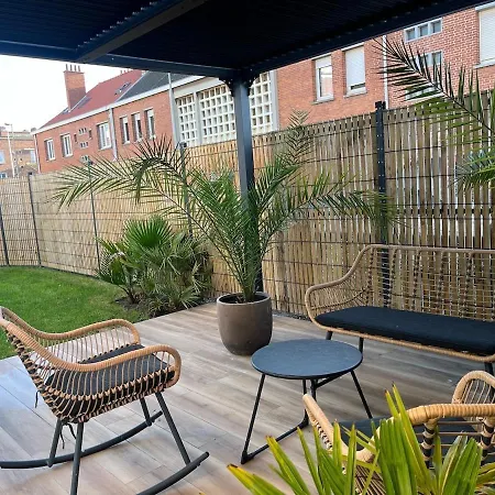 La Parenthese Dunkerquoise - Appt Luxe, Balneo, Jardin Et Garages Avec Chargeur Vh Electrique