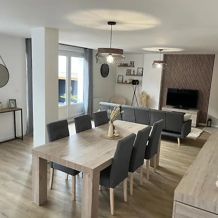 דירה La Parenthese Dunkerquoise - Appt Luxe, Balneo, Jardin Et Garages Avec Chargeur Vh Electrique