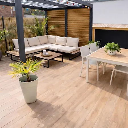 Διαμέρισμα La Parenthese Dunkerquoise - Appt Luxe, Balneo, Jardin Et Garages Avec Chargeur Vh Electrique *