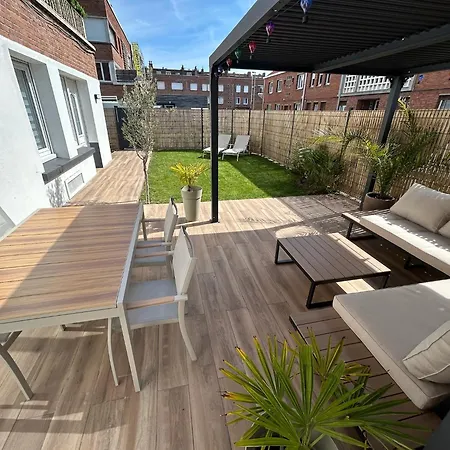 La Parenthese Dunkerquoise - Appt Luxe, Balneo, Jardin Et Garages Avec Chargeur Vh Electrique Διαμέρισμα *