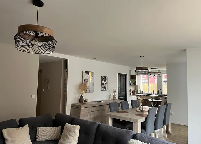 La Parenthese Dunkerquoise - Appt Luxe, Balneo, Jardin Et Garages Avec Chargeur Vh Electrique Apartmán