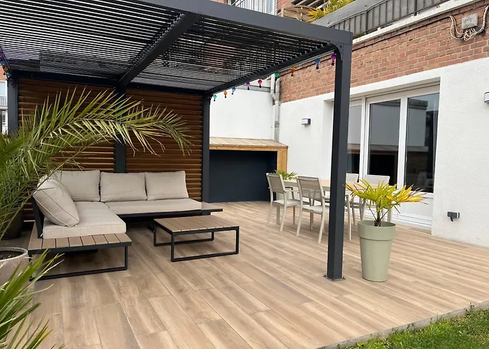 La Parenthese Dunkerquoise - Appt Luxe, Balneo, Jardin Et Garages Avec Chargeur Vh Electrique Dunkirk
