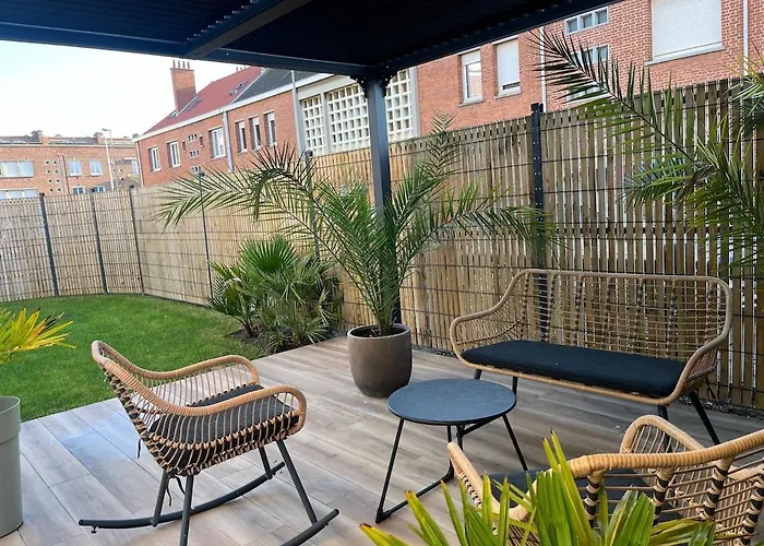 La Parenthese Dunkerquoise - Appt Luxe, Balneo, Jardin Et Garages Avec Chargeur Vh Electrique
