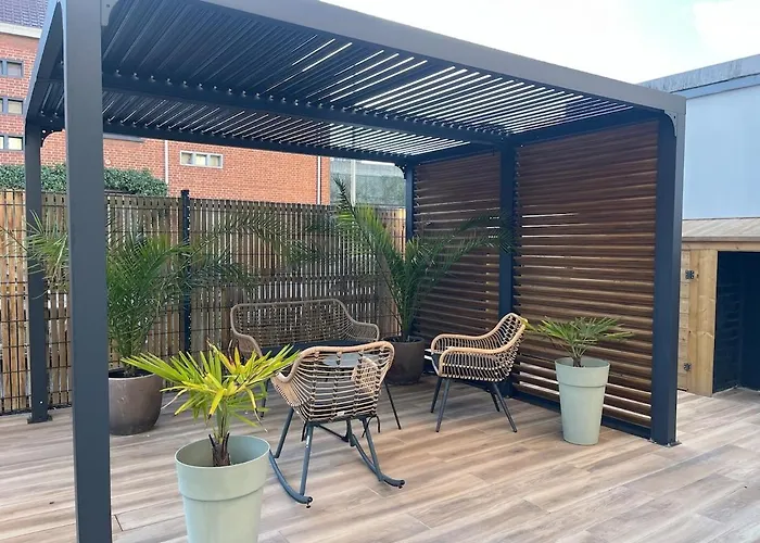 Apartmán La Parenthese Dunkerquoise - Appt Luxe, Balneo, Jardin Et Garages Avec Chargeur Vh Electrique Dunkirk