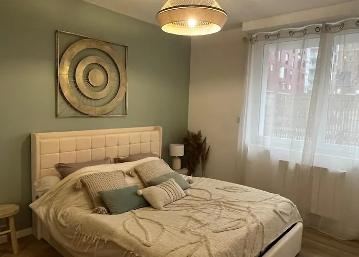 La Parenthese Dunkerquoise - Appt Luxe, Balneo, Jardin Et Garages Avec Chargeur Vh Electrique Apartmán *